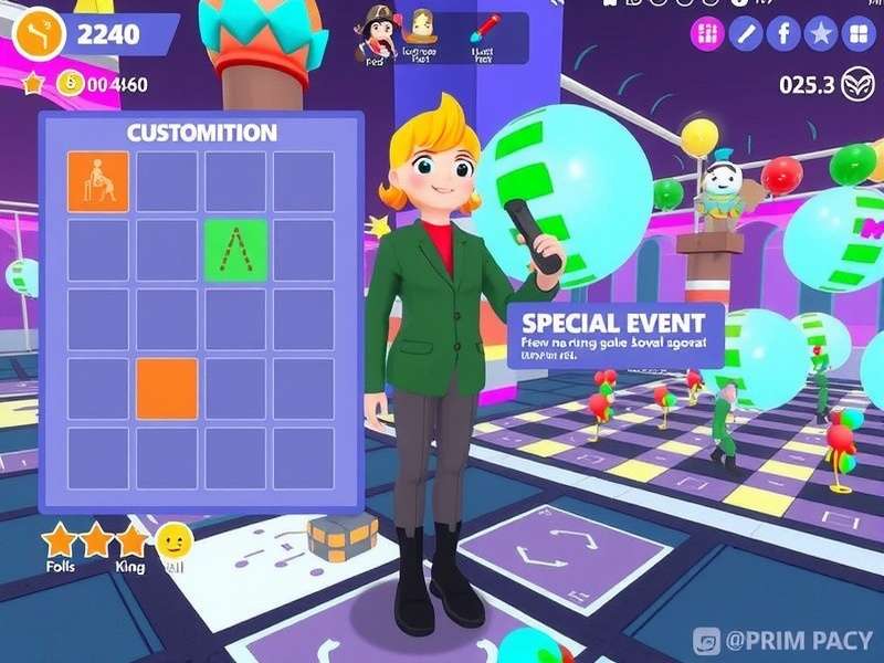 Prism Pace Prodigy gameplay screenshot showing colorful characters and environments